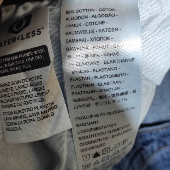 Levi's 501 jeans women's sz 20W denim blue colour classic traditional button fly - Picture 7 of 16